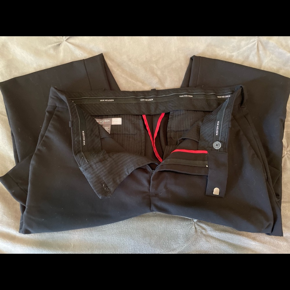 Can Heusen dress pants / Black / 32x32